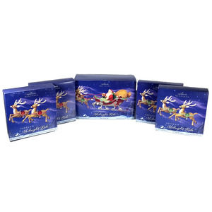 Hallmark 2005 Santa’s Midnight Ride Complete Set- Dash Away NEW 4 Sets Reindeer